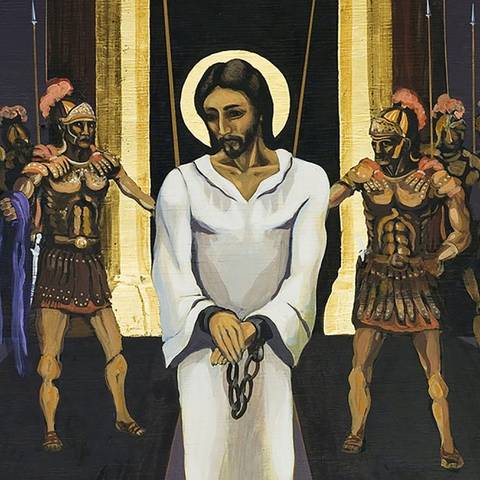 1ª estación del Vía Crucis