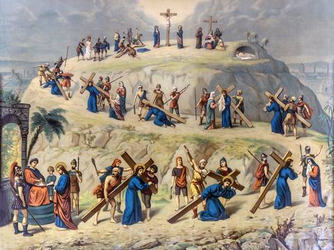 9ª estación: Jesús cae por tercera vez