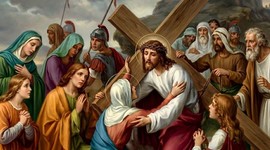 Cuarta estación del Vía Crucis - Jesús se encuentra con su madre