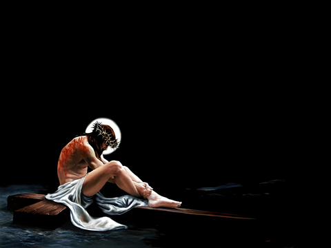 11ª Estación: Jesús es clavado en la Cruz