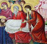 Jesus es sepultado mosaico Jesus es sepultado mosaico