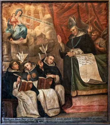 San Alberto Enseñando