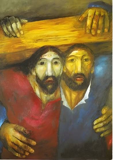 Simon de Cirene por Sieger Kroder