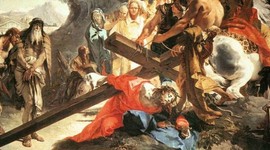 Séptima estación del Vía Crucis - Jesús cae por segunda vez.