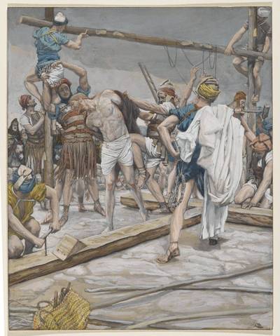 James Tissot - Jes&uacute;s es despojado de sus vestiduras